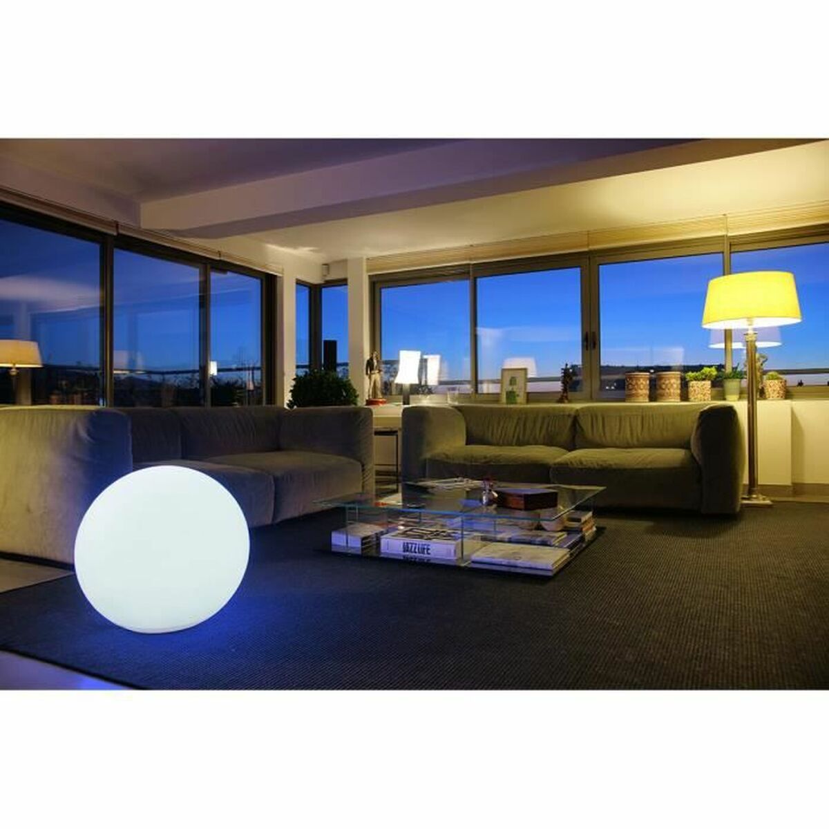 Outdoor light ball Lumisky Bobby White Ø 60 cm E27